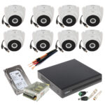 Dahua komplet video nadzor 8 dome kamere, dvr, HD 1Tb
